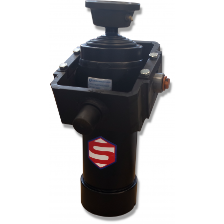 SIŁOWNIK HYDRAULICZNY Z KOŁYSKĄ SKOK 1432 AGREGAT 24V 2,0kW 2,6cc 11L